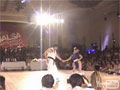 Chun-Li doing the Salsa with Ryu