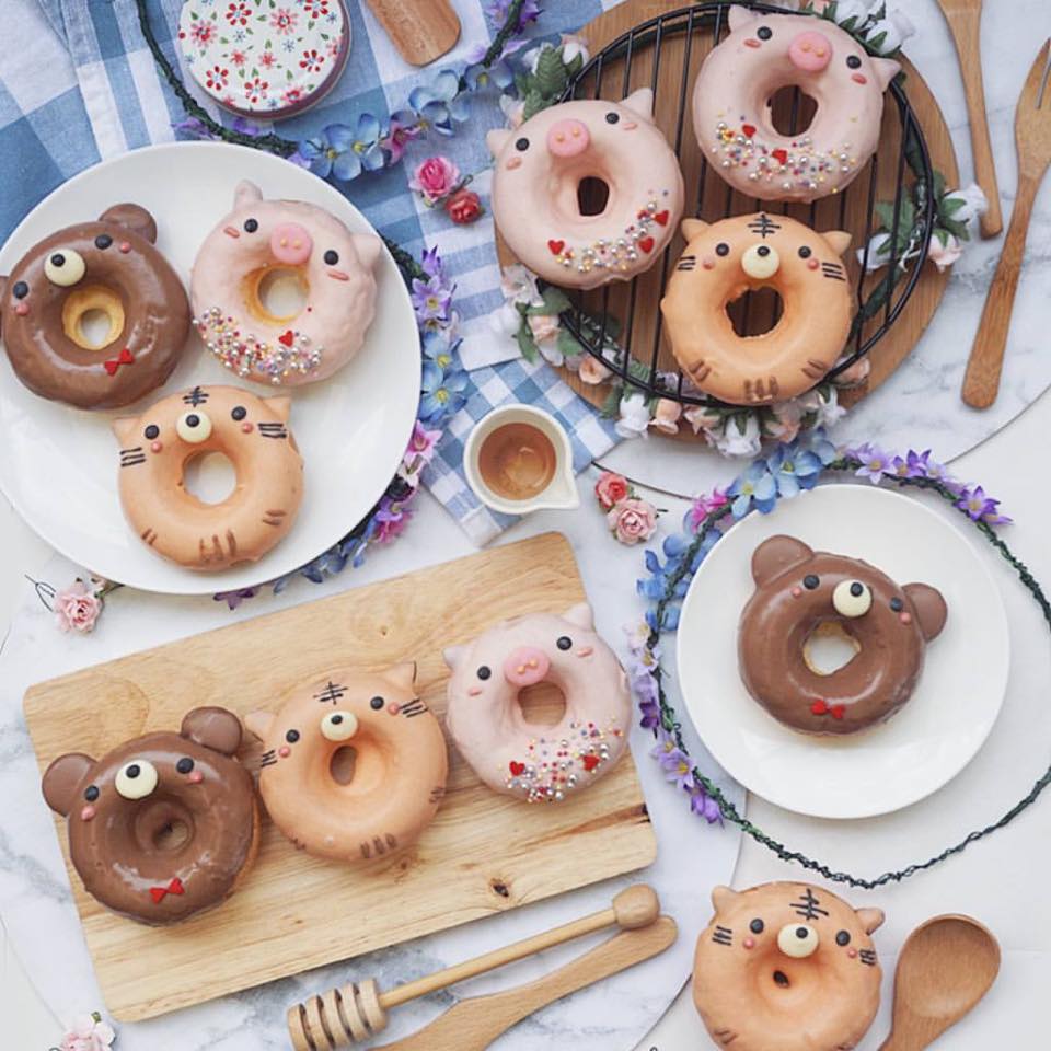 japan art anime donuts food