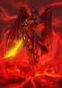 Defense of the Ancients : Lucifer 102640
black hair boots chain dark skin devil fire genderswap green eyes horns long magic sketch sword wings   anime picture