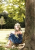 Anime CG Anime Pictures      102848
blonde hair blue eyes long sandals sky smile sundress tree   anime picture