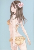 Anime CG Anime Pictures      102845
bikini brown eyes hair flower long   anime picture