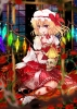 Touhou : Flandre Scarlet 102852
blonde hair choker dress fang happy hat long nail polish red eyes ribbon wings   anime picture