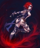 League of Legends : Evelynn 102863
boots choker mask orange eyes red hair ribbon short smile tie   anime picture
