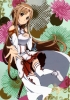 Sword Art Online : Yuuki Asuna 102927
blush braids brown eyes hair flower long skirt smile sword thigh highs warrior   anime picture