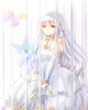 Anime CG Anime Pictures      102932
butterfly chain choker dress flower gloves headdress jewelry long hair ribbon wedding white yellow eyes   anime picture