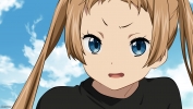 Chuunibyou Demo Koi ga Shitai! : Dekomori Sanae 102944
blue eyes brown hair happy long sky twin tails vector   anime picture