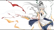 Touhou : Mononobe no Futo 102956
blue eyes blush dress headdress long hair ribbon smile white   anime picture
