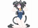 Anime CG Anime Pictures      102958
bells black hair blush dress long mizugi neko mimi purple eyes tail   anime picture