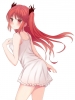 Haiyore! Nyaruko san : Cthugha 103075
blush long hair red eyes sad sundress twin tails   anime picture