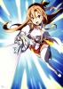 Sword Art Online : Yuuki Asuna 103136
angry boots brown eyes hair fighting long side tail skirt sword warrior   anime picture