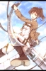 Shingeki no Kyojin : Sasha Braus 103365
boots brown eyes hair jacket pants ponytail short sky sword   anime picture