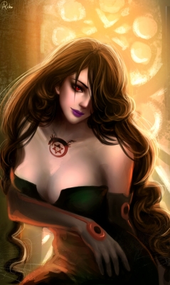 Fullmetal Alchemist : Lust 103430
 586983  fullmetal alchemist  lust   ( Anime CG Anime Pictures      ) 103430   : RikaMello
brown hair dress gloves long red eyes smile tattoo   anime picture