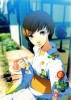 Shin Megami Tensei   Persona 4 : Satonaka Chie 103414
brown eyes hair fan food kimono short smile   anime picture