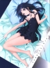 Accel World : Kuroyukihime 103517
barefoot bed black hair dress long orange eyes pillow   anime picture