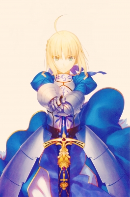 Fate Stay Night : Saber 104074
 589716  fate stay night  saber   ( Anime CG Anime Pictures      ) 104074 
ahoge blonde hair dress green eyes ribbon short sword warrior   anime picture