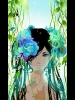 Anime CG Anime Pictures      104097
black hair butterfly chain flower grey eyes jewelry long nail polish sky   anime picture