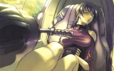 Gun x Sword : Carmen 99 104107
blue hair choker gloves jewelry short sleep vehicle   anime picture