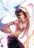 Anime CG Anime Pictures        104125
bandage dance heart pants ponytail purple eyes hair short smile water   anime picture