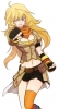 RWBY : Yang Xiao Long 104366
ahoge blonde hair gloves happy long purple eyes scarf skirt thigh highs wink   anime picture