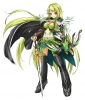 Elsword : Rena 104384
angry blush boots cloak gloves green eyes hair long pointy ears skirt sword   anime picture