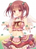 The Idolm ster Cinderella Girls : Ogata Chieri 105245
blush brown hair choker happy heart red eyes ribbon short skirt twin tails wings   anime picture