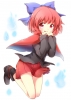 Touhou : Sekibanki 105246
blush cloak red eyes hair ribbon short skirt smile tongue   anime picture