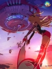 Pangya : Spika 108039
blonde hair flying gloves high heels long red eyes sunset thigh highs vehicle   anime picture