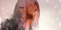 Anime CG Anime Pictures       108041
grey hair long pointy ears red eyes vampire   anime picture