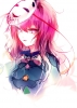 Touhou : Hata no Kokoro 108050
blush happy long hair mask pink red eyes ribbon   anime picture