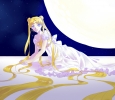 Sailor Moon : Princess Serenity 108054
blonde hair blue eyes dress long moon odango twin tails   anime picture