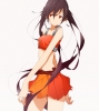 Arancia 108339
black hair long orange eyes skirt twin tails   anime picture