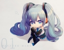Vocaloid : Hatsune Miku 106643
blush boots chibi green eyes hair long microphone skirt twin tails   anime picture