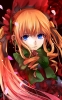 Rozen Maiden : Shinku 108812
blonde hair blue eyes curly headdress long ribbon twin tails   anime picture