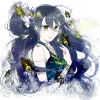 Anime CG Anime Pictures      111767
black hair butterfly flower green eyes long nail polish   anime picture