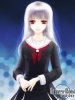Silver Rain :  114053
albino grey hair long red eyes seifuku smile white   anime picture