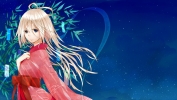 Vocaloid : IA 109893
blue eyes kimono long hair night pink ribbon   anime picture