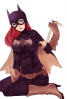 DC Comics : Batgirl 109891
blue eyes bodysuit boots cloak gloves long hair mask red smile   anime picture