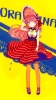 Orangina 110707
ahoge anthropomorphism dress hat long hair pantyhose red eyes ribbon surprised   anime picture