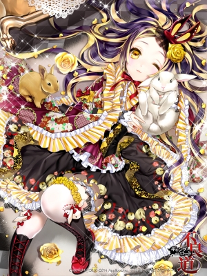 Gang Road :  180314
 666880  gang road   ( Anime CG Anime Pictures      ) 180314   : Cocoon
bells black eyes hair blonde boots flower long ribbon smile usa mimi usagi wink yellow   anime picture