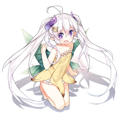 Anime CG Anime Pictures      180318
 666884   ( Anime CG Anime Pictures      ) 180318   : Saru     
ahoge barefoot blush dress flower hairpins happy long hair pointy ears purple eyes twin tails white wings   anime picture