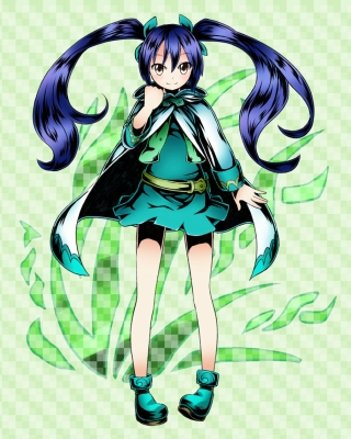 Fairy Tail : Wendy Marvell 180341
 666908  fairy tail  wendy marvell   ( Anime CG Anime Pictures      ) 180341   : Daaku Shiikaa
blue hair boots brown eyes dress jacket long ribbon smile twin tails   anime picture
