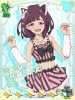AKB0048 : Shimazaki Haruka 180140
blush happy heart jewelry microphone neko mimi purple eyes hair ribbon short skirt tail   anime picture