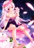 Anime CG Anime Pictures      180243
albino blush dress flower long hair music player night red eyes sky stars white   anime picture