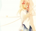 Gekkan Shoujo Nozaki kun : Sakura Chiyo 180247
long hair orange ribbon seifuku   anime picture