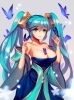 League of Legends : Sona Buvelle 180252
blue eyes hair butterfly dress long smile twin tails   anime picture