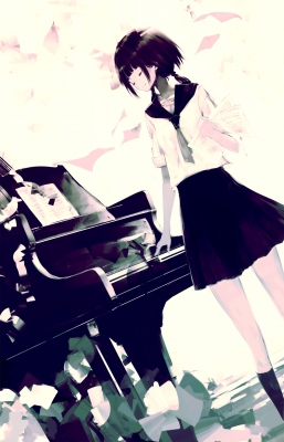 Anime CG Anime Pictures      180388
 666953   ( Anime CG Anime Pictures      ) 180388   : Garuku
black hair long piano seifuku smile twin tails   anime picture