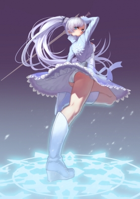 RWBY : Weiss Schnee 180524
 667093  rwby  weiss schnee   ( Anime CG Anime Pictures      ) 180524   :  ELF 
blue eyes boots dress high heels long hair magic ponytail ribbon sword white   anime picture