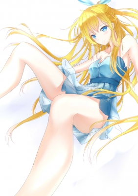 Mascots : Aizawa Hikaru 180534
 667102  mascots  aizawa hikaru   ( Anime CG Anime Pictures      ) 180534   : U.N.K
blonde hair blue eyes blush dress long ponytail ribbon   anime picture