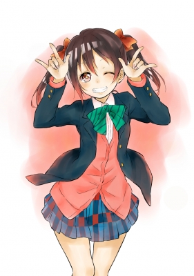 Love Live! School Idol Project : Yazawa Nico 180619
 667191  love live school idol project  yazawa nico   ( Anime CG Anime Pictures      ) 180619   : Majo  pixiv3411742 
black hair blush happy long red eyes ribbon seifuku smile twin tails wink   anime picture