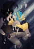 Fairy Tail : Gajeel Redfox Levy McGarden 180424
black hair blue boots brown eyes gloves headdress long red ribbon short smile tattoo underwater   anime picture